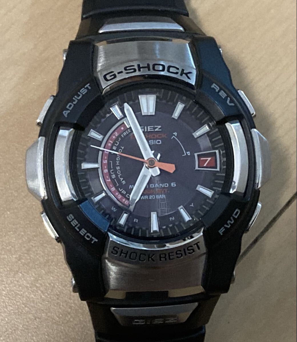 【1円スタート★完動品】CASIO●カシオ●G-SHOCK●メンズ腕時計●GS-1200●GIEZ●ジーズ●電波ソーラー●ジーショック●拍卖