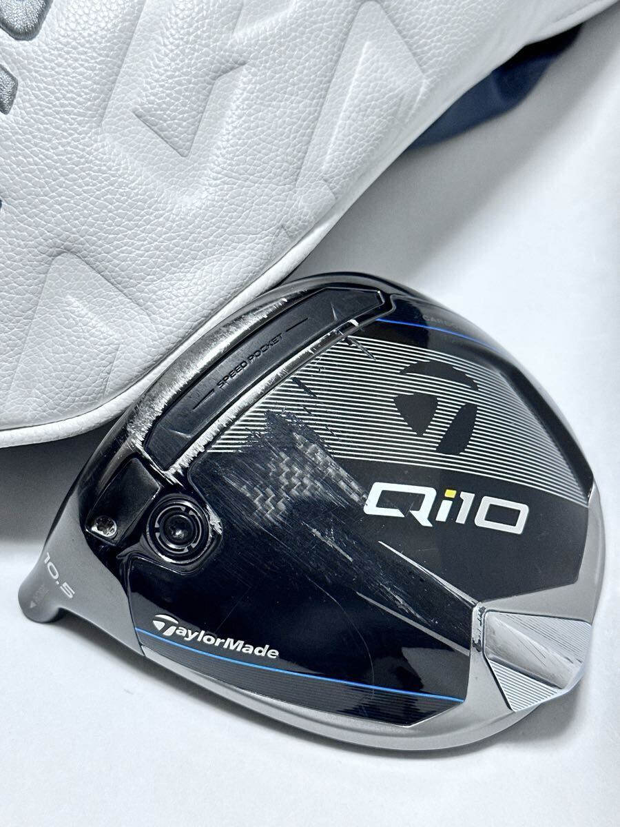 レフティ 左 テーラーメイド QI10 ドライバー 10.5° ヘッド単品 日本仕様 ヘッドカバー付拍卖