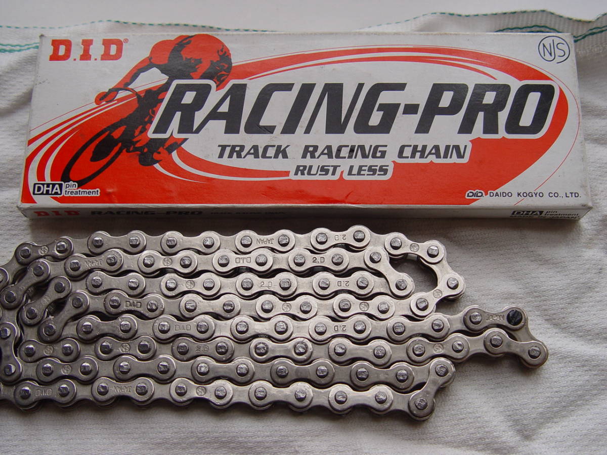 DID 大同 ピスト用 シルバーチェーン NJS 認定 1/2x 1/8 中古品 送料220円  ※難あり拍卖