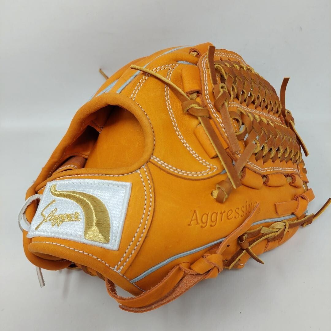 激安 限定 定価30800円 H9ラベル交換 久保田スラッガー軟式グラブ(KSN-L7S 内野手) 右投げ オレンジ 軟式 グローブ ソフトボール 野球拍卖