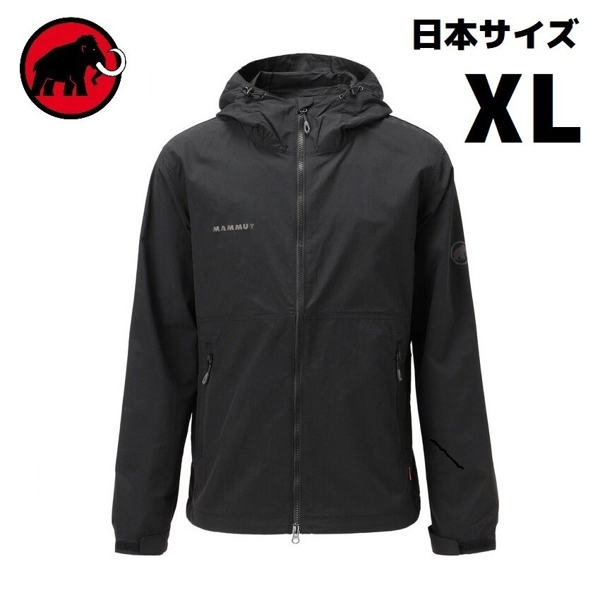 ★新品★マムート Tシャツ メンズ Hiking WB Hooded Jacket AF 101200391 0001 日本サイズXL タウンユース ハイキング 登山 撥水 防風拍卖