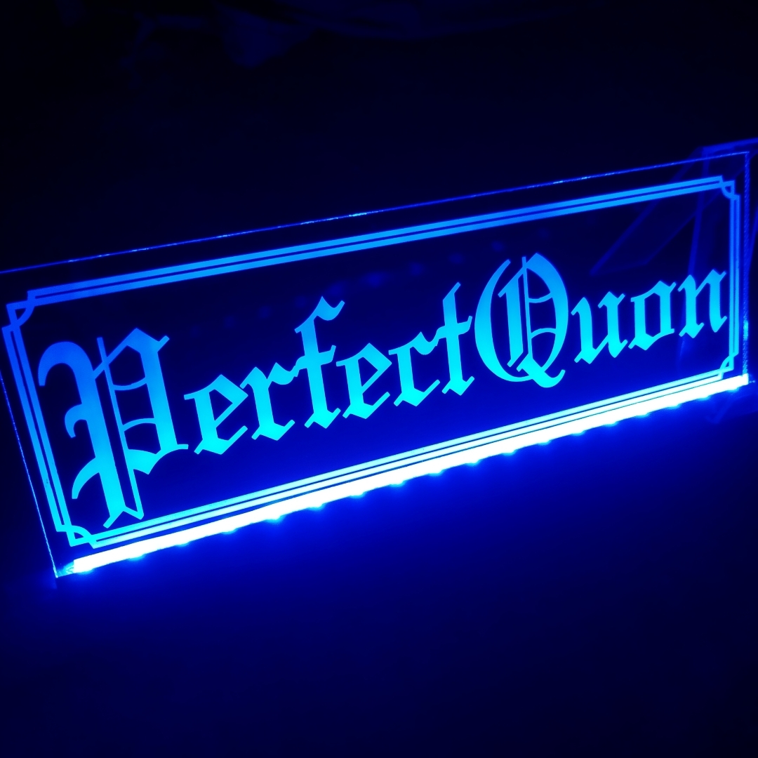 パーフェクト クオン⑦ フルカラーLED アクリルプレート UD 17 新型 ワンマン灯 トラック アンドン 安全窓 内装 ライト シガーソケット USB拍卖