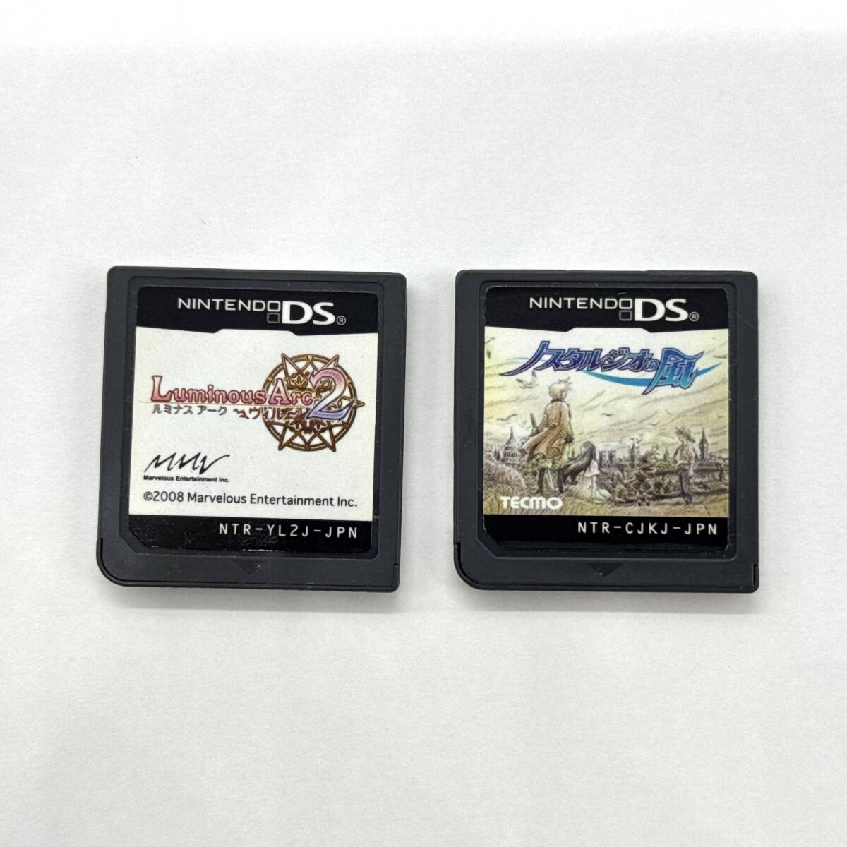 ★ゲームソフト2個セット DS ルミナスアーク2 ウィル ノスタルジオの風 TECMO マーベラス拍卖