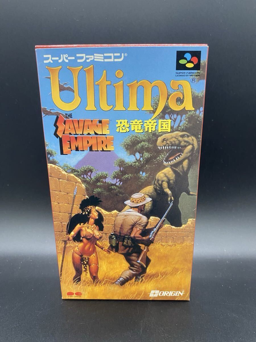 【未開封】 スーパーファミコン ウルティマ 恐竜帝国 SFC THE SAVAGE EMPIRE拍卖