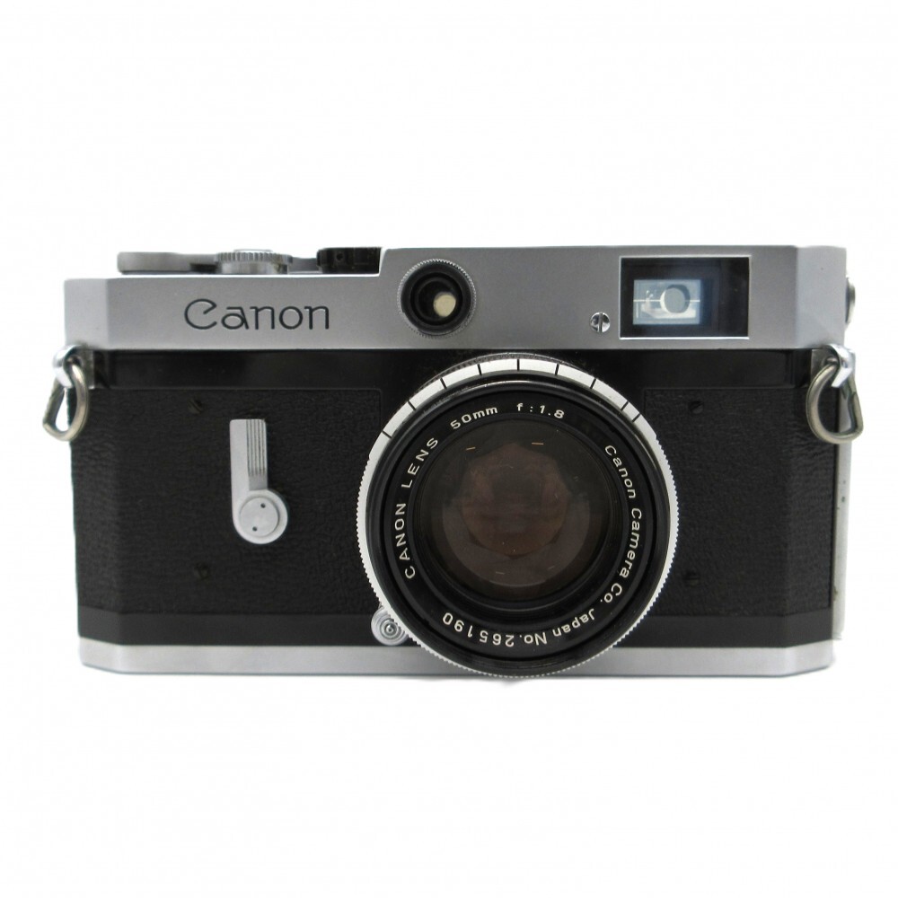 1円〜 Canon キヤノン P レンジファインダーカメラ 50mm F1.8 ケース付 動作不良有 ジャンク品 4239332拍卖