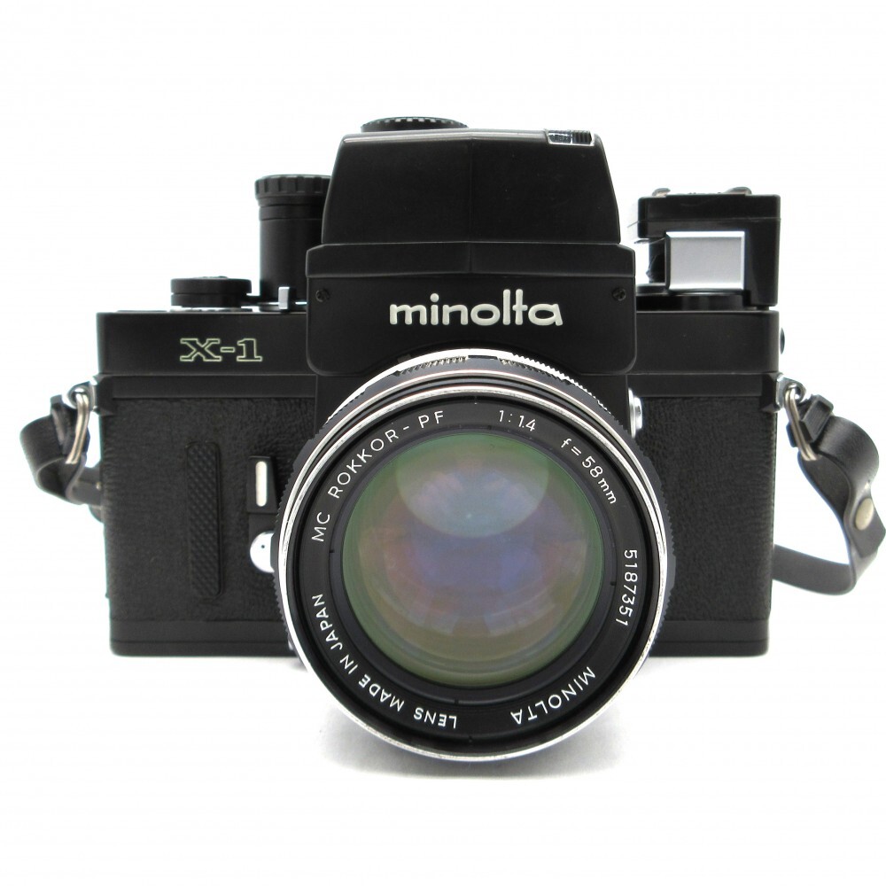 1円〜 MINOLTA ミノルタ X-1 MF一眼レフカメラ MC ROKKOR-PF 58mm F1.4 動作不良有 ジャンク品 4227109拍卖