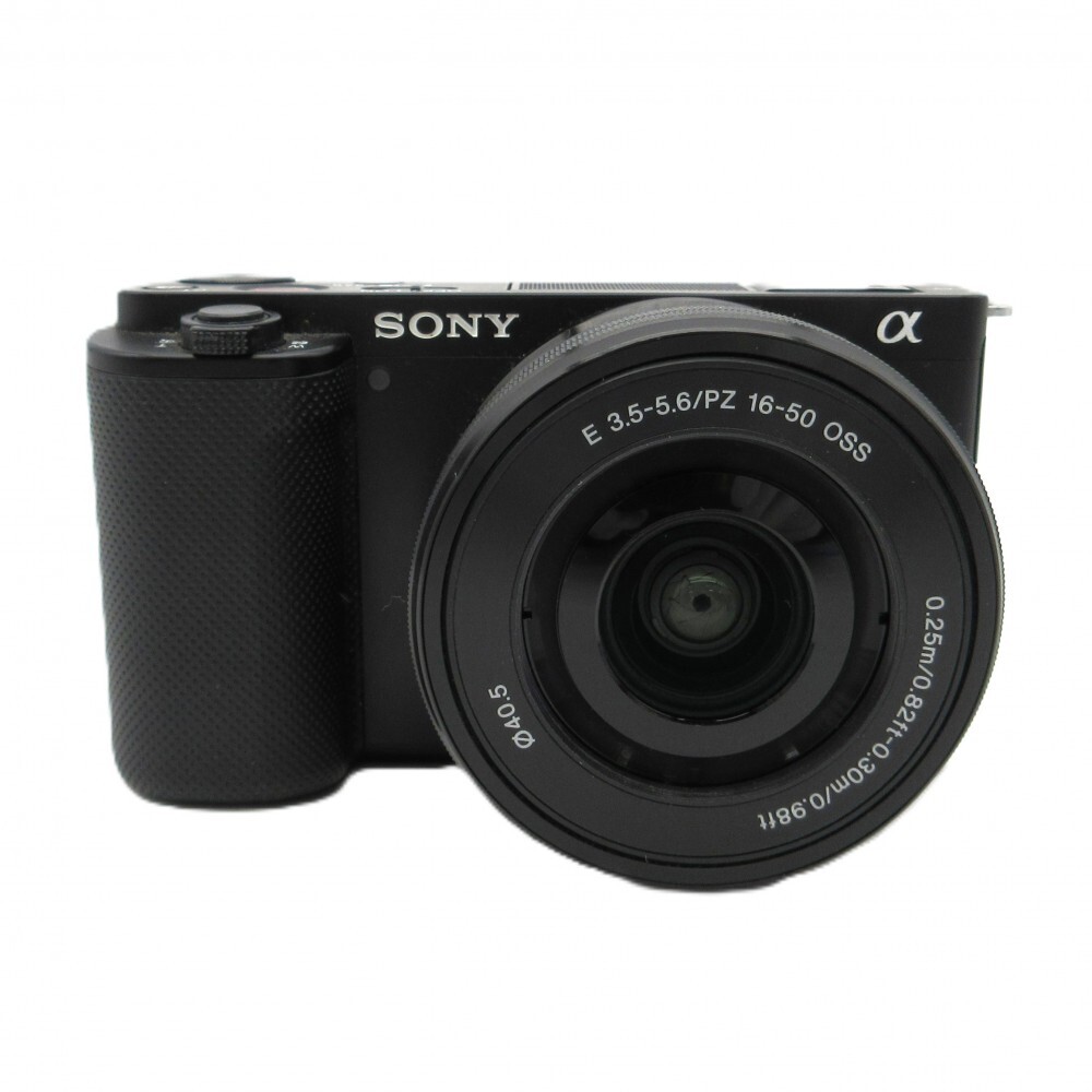 1円〜 SONY ソニー ZV-E10 ミラーレスカメラ E PZ 16-50mm F3.5-5.6 OSS SELP1650 動作確認済 4247336拍卖