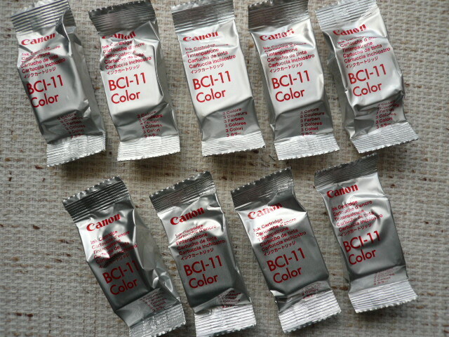 ■BCI-11 Color■キヤノン/CANON 純正インク バラ9個 個別包装■新品・未開封■拍卖