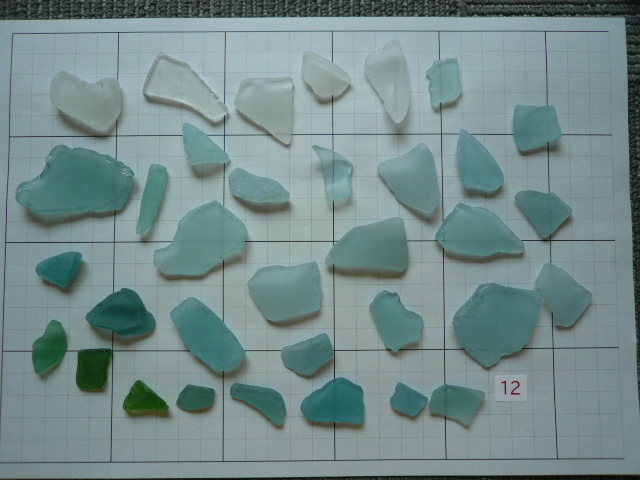 ■シーグラス / Sea Glass■ビーチグラス / Beach Glass■色・サイズいろいろ■和歌山南部の海岸で採取■№12 : 146g■拍卖