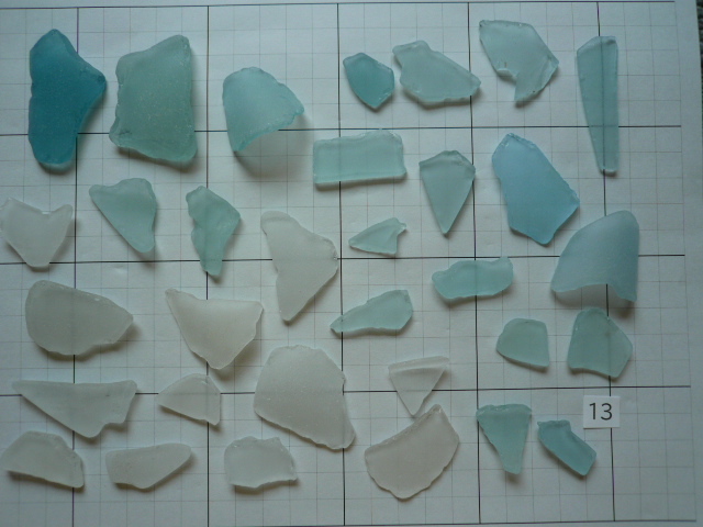 ■シーグラス / Sea Glass■ビーチグラス / Beach Glass■色・サイズいろいろ■和歌山南部の海岸で採取■№13 : 156g■拍卖