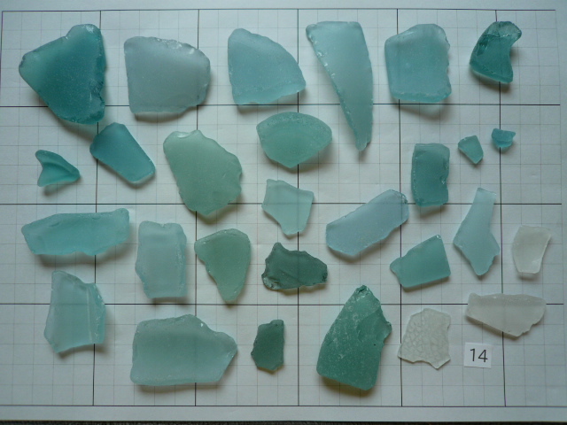 ■シーグラス / Sea Glass■ビーチグラス / Beach Glass■色・サイズいろいろ■和歌山南部の海岸で採取■№14 : 241g■拍卖