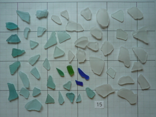 ■シーグラス / Sea Glass■ビーチグラス / Beach Glass■色・サイズいろいろ■和歌山南部の海岸で採取■№15 : 94g■拍卖