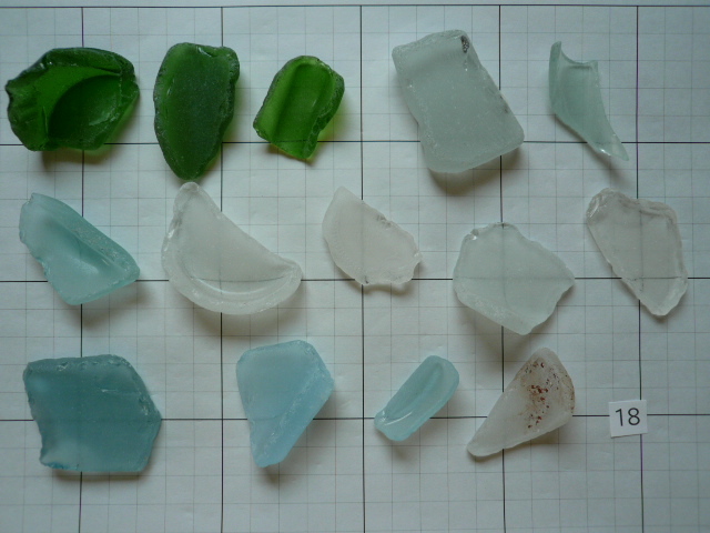 ■シーグラス / Sea Glass■ビーチグラス / Beach Glass■色・サイズいろいろ■和歌山南部の海岸で採取■№18 : 204g■拍卖