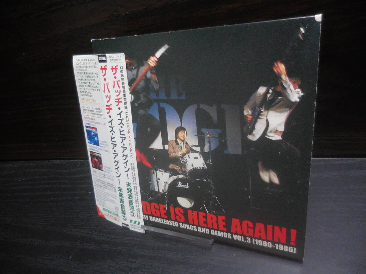 THE BADGE THE BADGE IS HERE AGAIN! PREVIOUSLY UNRELEASED SONGS AND DEMOS VOL.3 1980-1986 未発表音源3 MMR-016 紙ジャケット拍卖