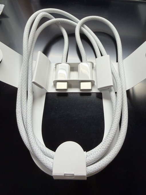 【ほぼ未使用】iPhone 充電ケーブル USB-C to USB-C アップル 純正 1m 1本拍卖