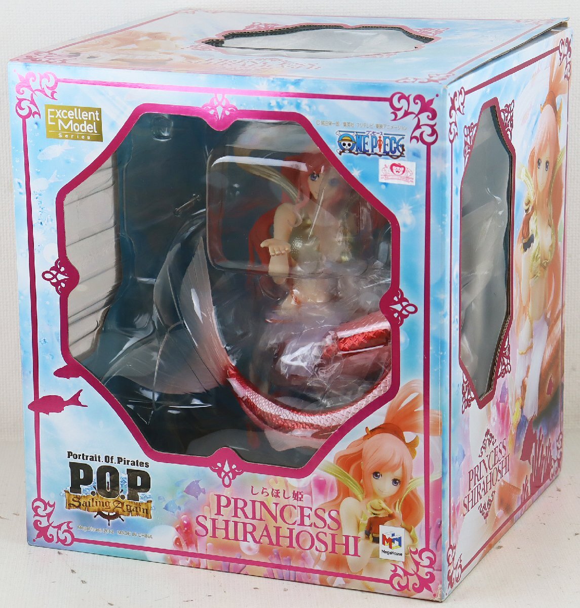 M★中古品★フィギュア 『Portrait.Of.Pirates ワンピース Sailing Again しらほし姫』 メガハウス 高さ:約21cm(台座含)拍卖