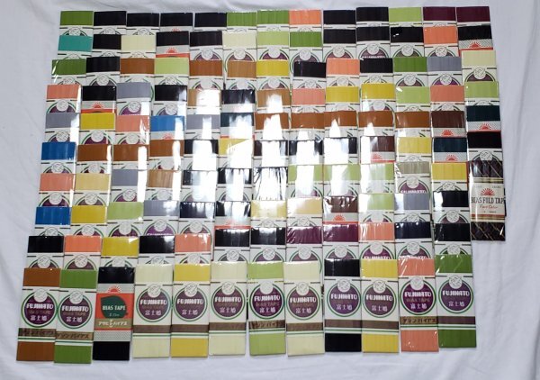 山25 バイアステープ 未使用 アサヒ・富士鳩 デジン バイアス 127点山 お買い得品!拍卖