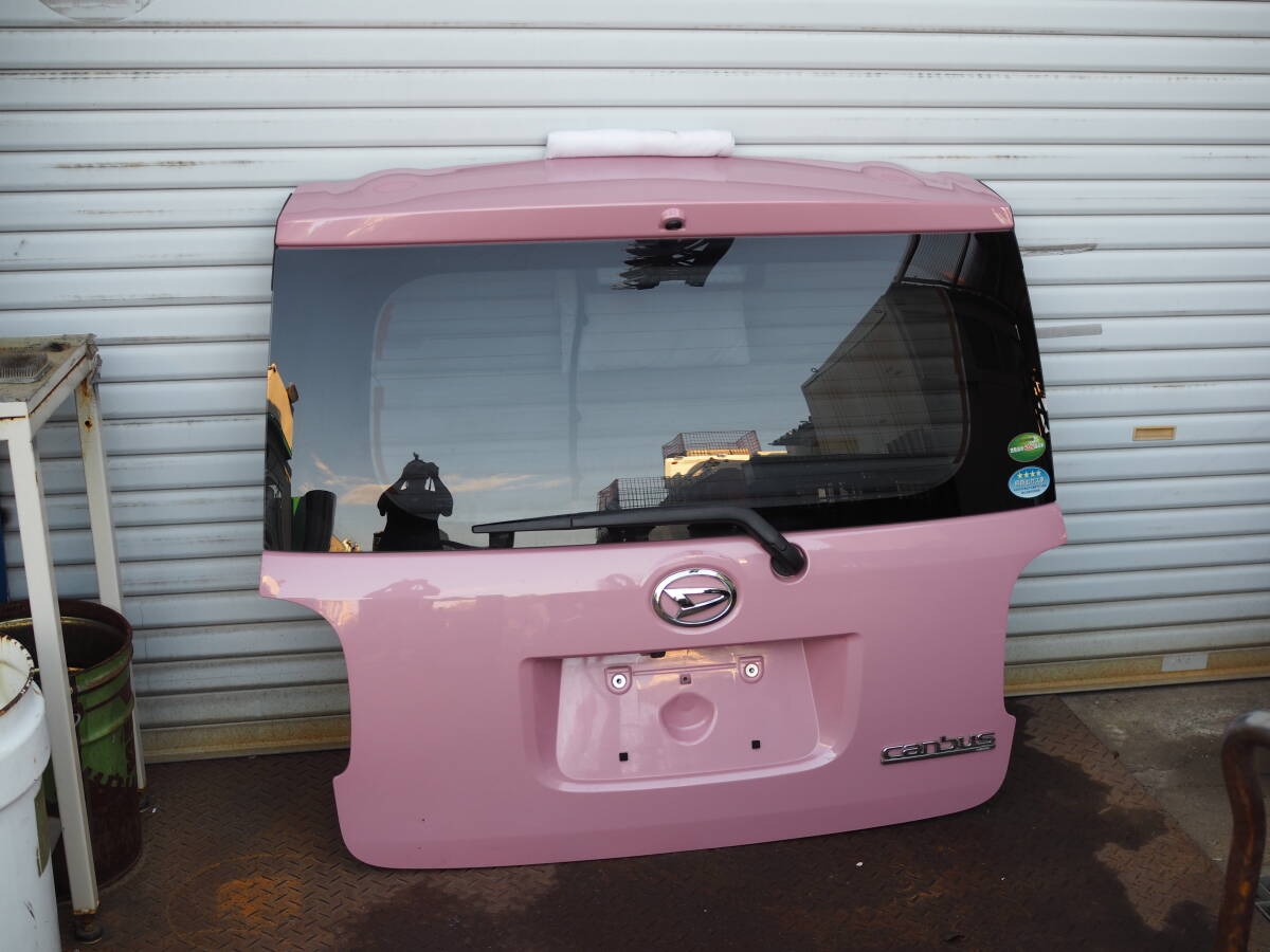 ■Pick up only/引取限定■ダイハツ ムーヴキャンバス《 LA800S 》純正 リアゲート バックドア カメラ付き R74 ピンク Gホワイトアクセント拍卖
