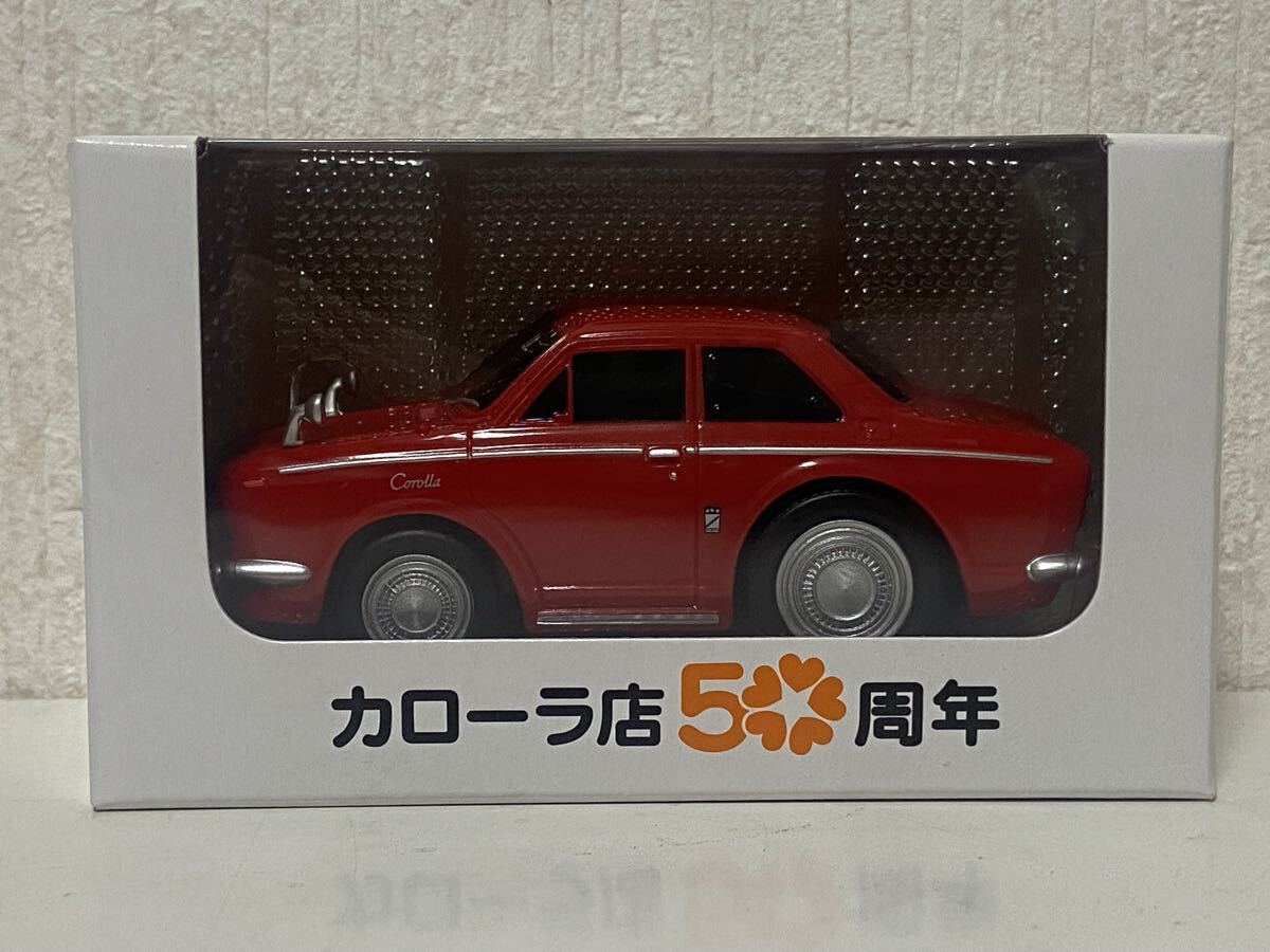 トヨタ 初代カローラ 1966~ レッド プルバックカー カラーサンプル TOYOTA COROLLA 1st拍卖