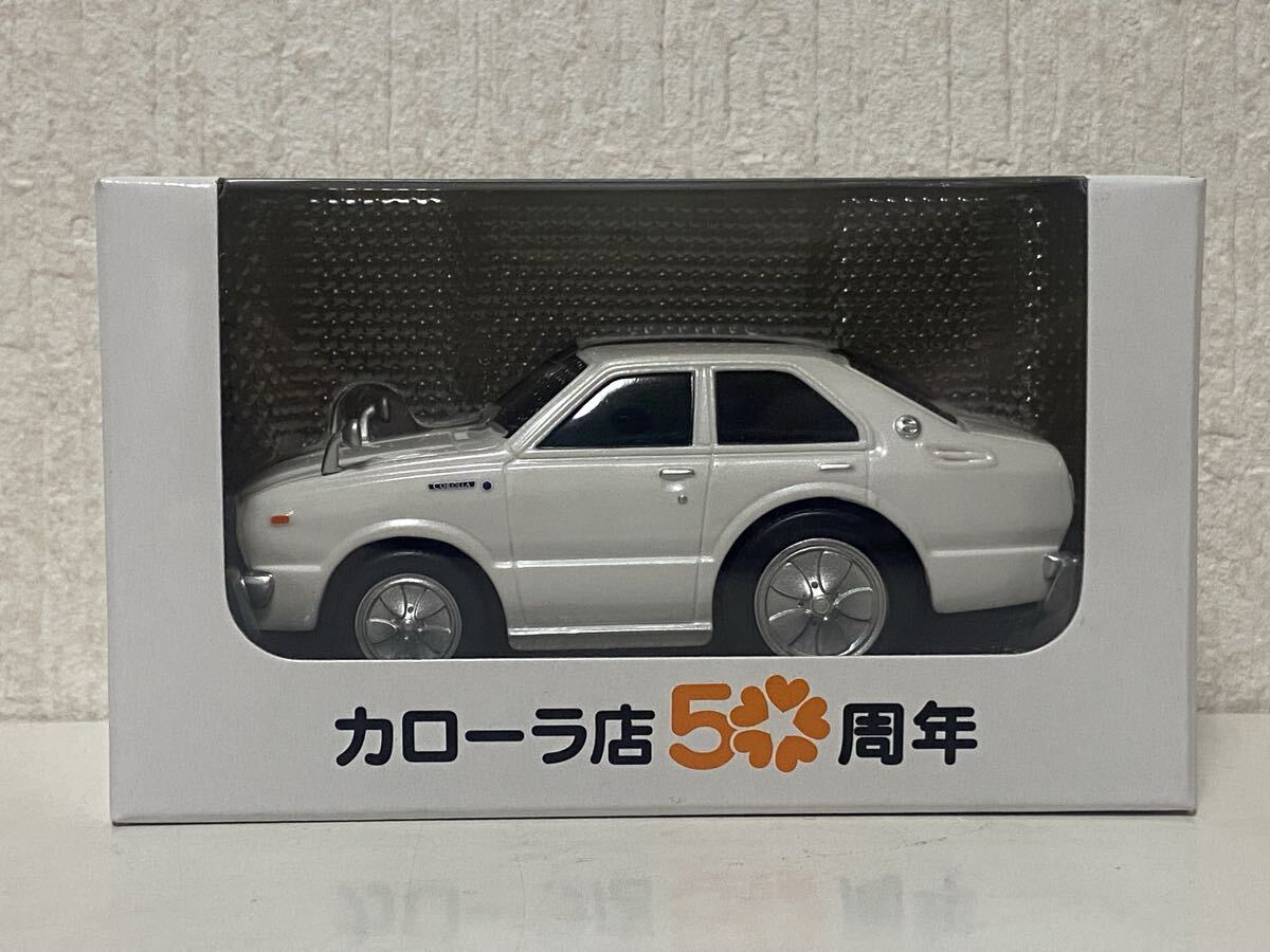 トヨタ 3代目 カローラ ホワイト プルバックカー カラーサンプル TOYOTA COROLLA 3rd拍卖