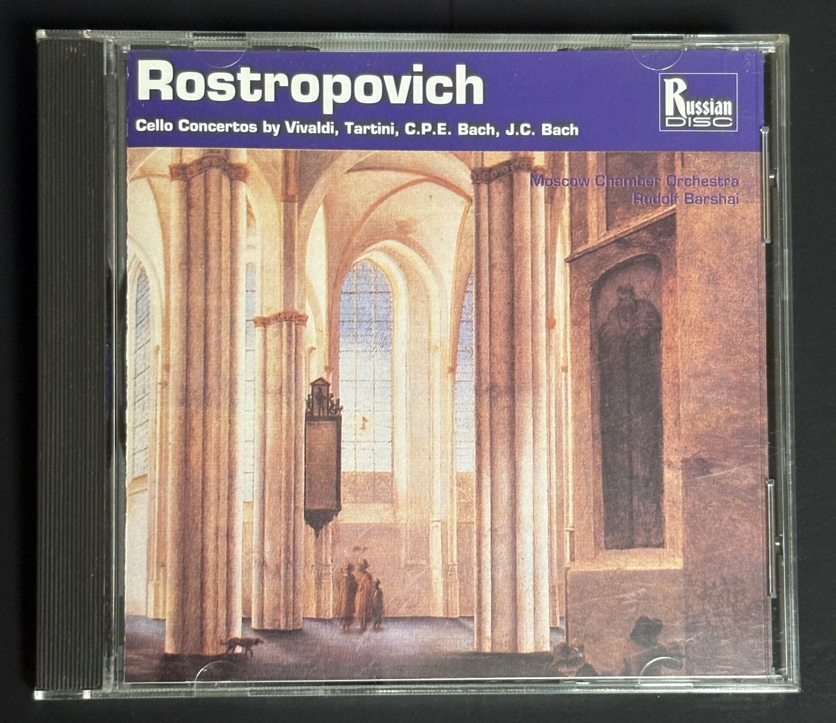 CD RUSSIAN DISC ロストロポーヴィチ チェロ協奏曲集 ヴィヴァルディ バッハ タルティーニ カサドシュ ルドルフ・バルシャイ ROSTROPOVICH拍卖