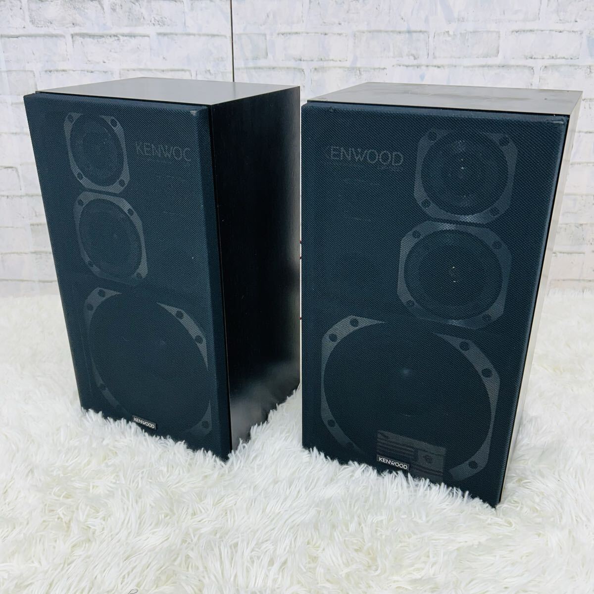 KENWOOD ブックシェルフ型 ペアスピーカー LS-550 オーディオ ケンウッド ジャンク拍卖