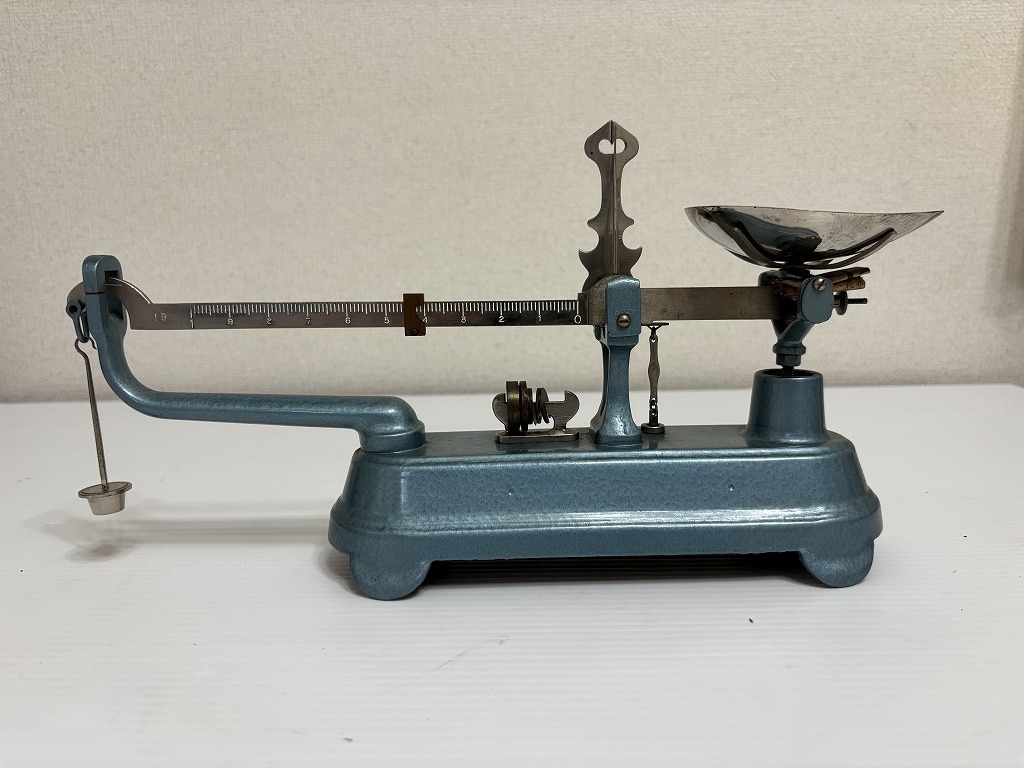 昭和レトロ。アンティーク・ビンテージ上皿さお秤りインテリアに②拍卖