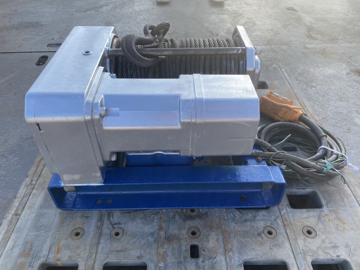再塗装 富士製作所 電動シルバーウインチ SX-210 単100V拍卖