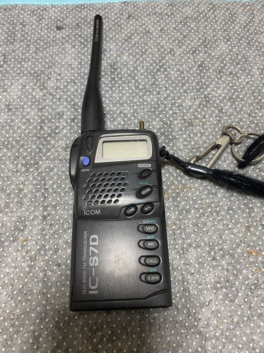 動作未チェック iCOM IC-S7D アイコム デュオバンド FM トランシーバー ハンディ 無線機 拍卖
