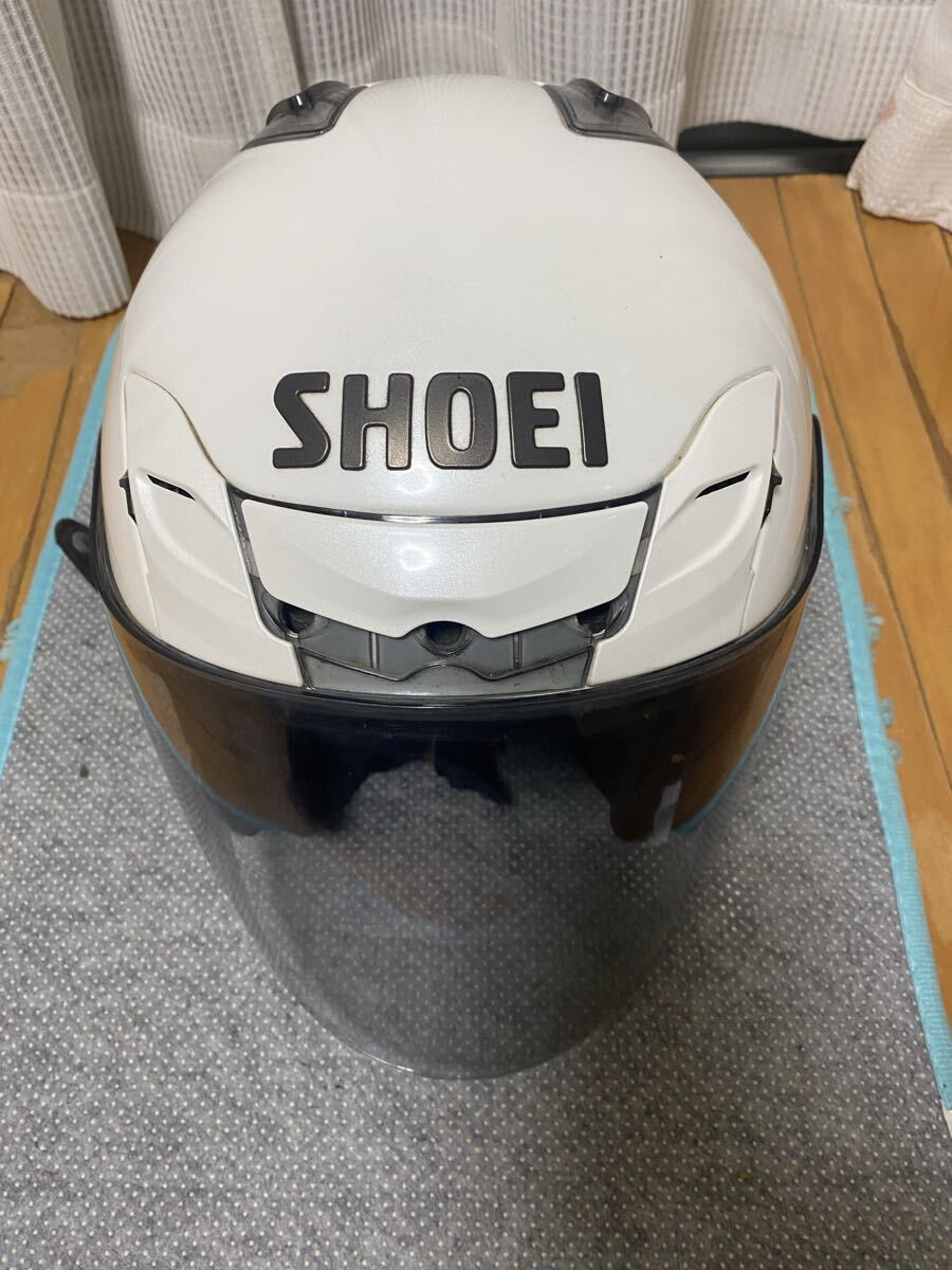 SHOEI ショウエイ J-FORCE III クリスタルホワイト ジェットヘルメット XLサイズ拍卖