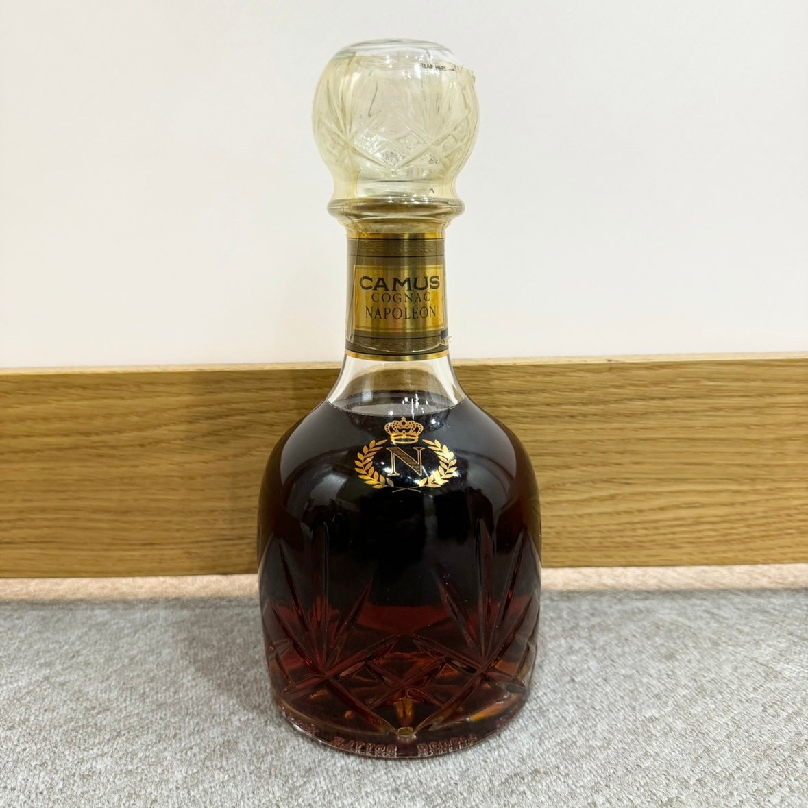 【MYT69459】【古酒・未開栓】カミュ CAMUS ナポレオン NAPOLEON ブランデー コニャック デキャンタボトル COGNAC 洋酒 コレクション拍卖
