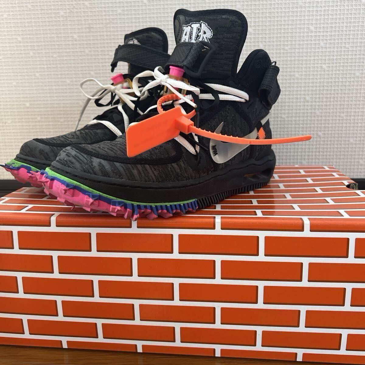 Off-White Nike Air Force 1 Mid Black 25拍卖