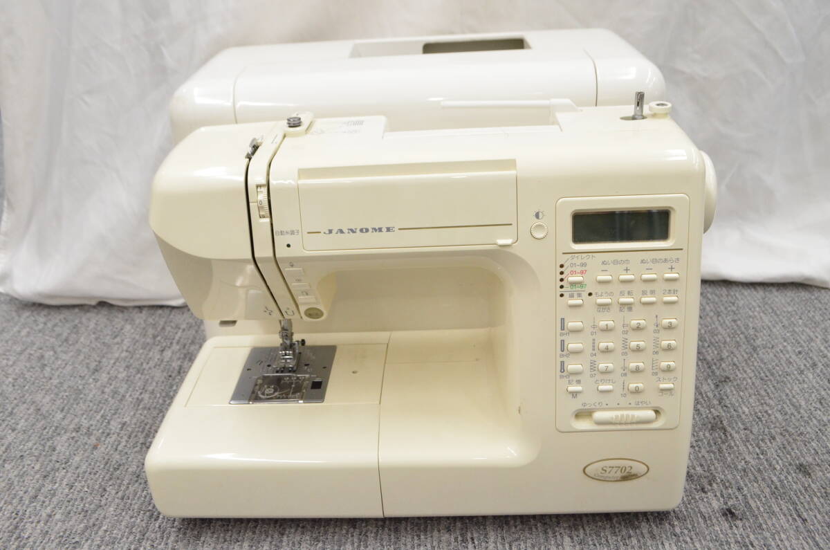 K★JANOME ジャノメ S7702 MODEL840型 No.842050967 コンピュータミシン ハンドクラフト★拍卖