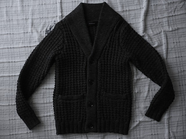 AMERICAN RAG CIE|アメリカンラグシー★ショールカラーウールカーディガン 極厚手拍卖