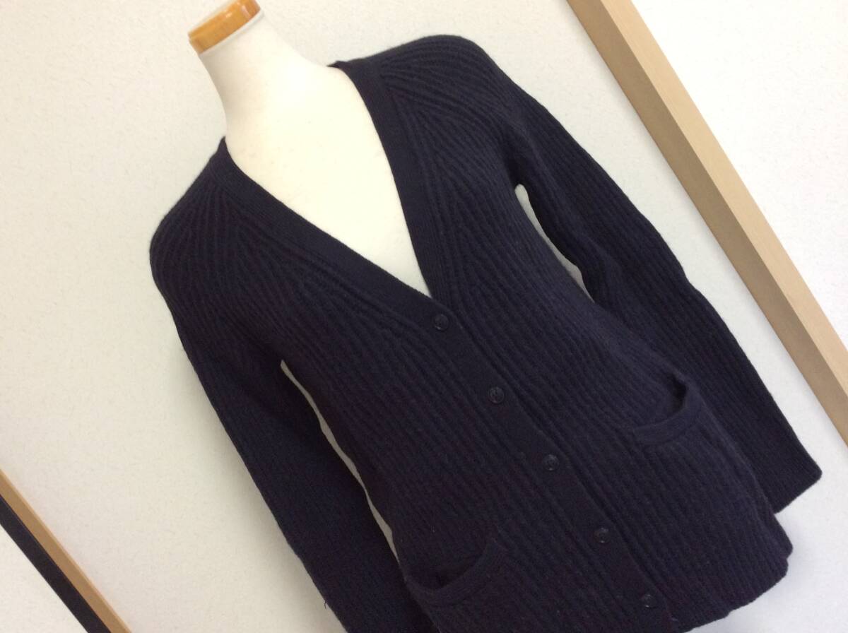 即決 無印良品 アルパカ混 カーディガン 紺色 ネイビー系 レディースM 定形外郵便込み 10月4日初出品 拍卖