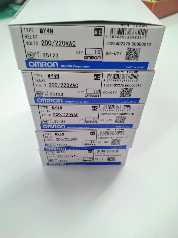 正規代理店購入 MY4N AC200V 送料無料 オムロン OMRON ミニパワーリレー50個拍卖