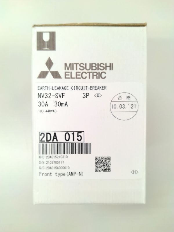 正規代理店購入 三菱電機 Mitsubishi Electric 漏電遮断器 NV32-SVF 3P 30A 30MA拍卖