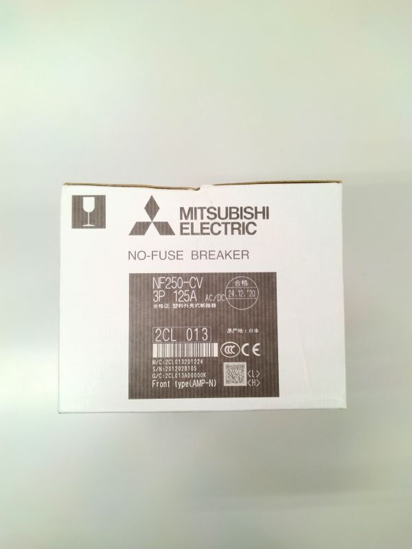 正規代理店購入 三菱電機 Mitsubishi Electric 配線用遮断器 NF250-CV 3P 125A拍卖