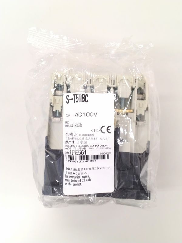 正規代理店購入 三菱電機 Mitsubishi Electric 低圧開閉器 S-T50BC AC100V 2a2b拍卖