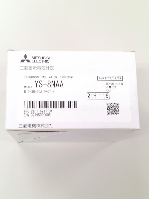 正規代理店購入 三菱電機 Mitsubishi Electric 交流電流計 YS-8NAA B 0-30-90A DRCT N拍卖