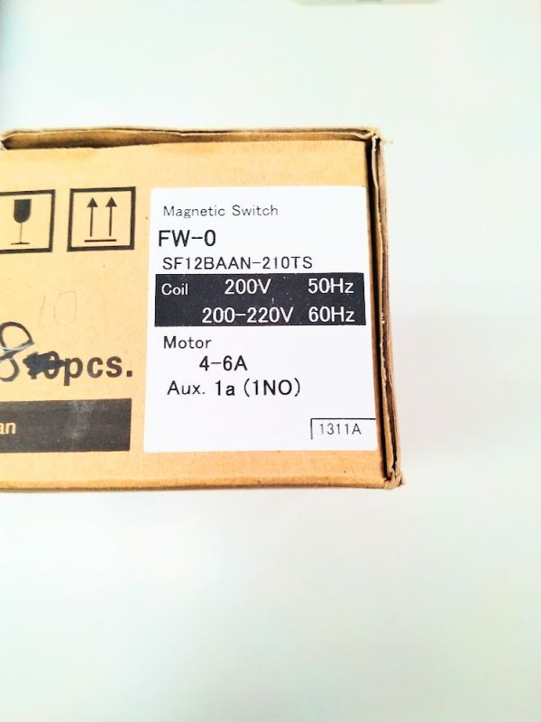正規代理店購入 富士電機 FUJI ELECTRIC 電磁開閉器 FW-0 コイル200V 1a 1個拍卖