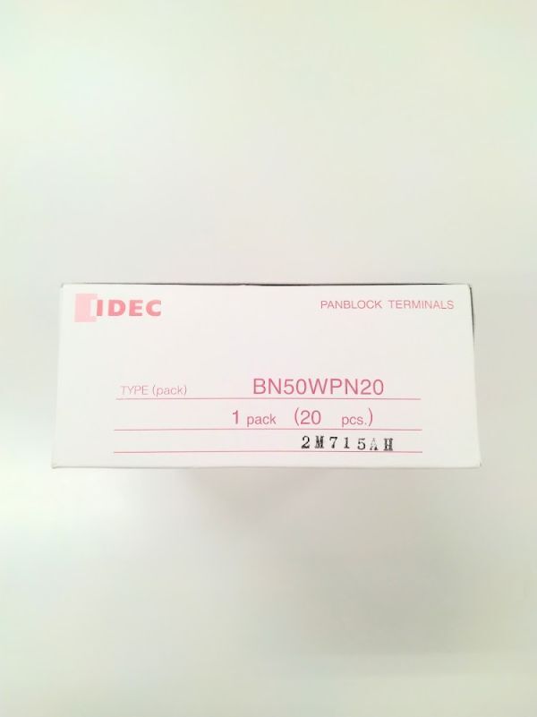 正規代理店購入 IDEC アイデック ターミナルブロック BN50W 20個拍卖