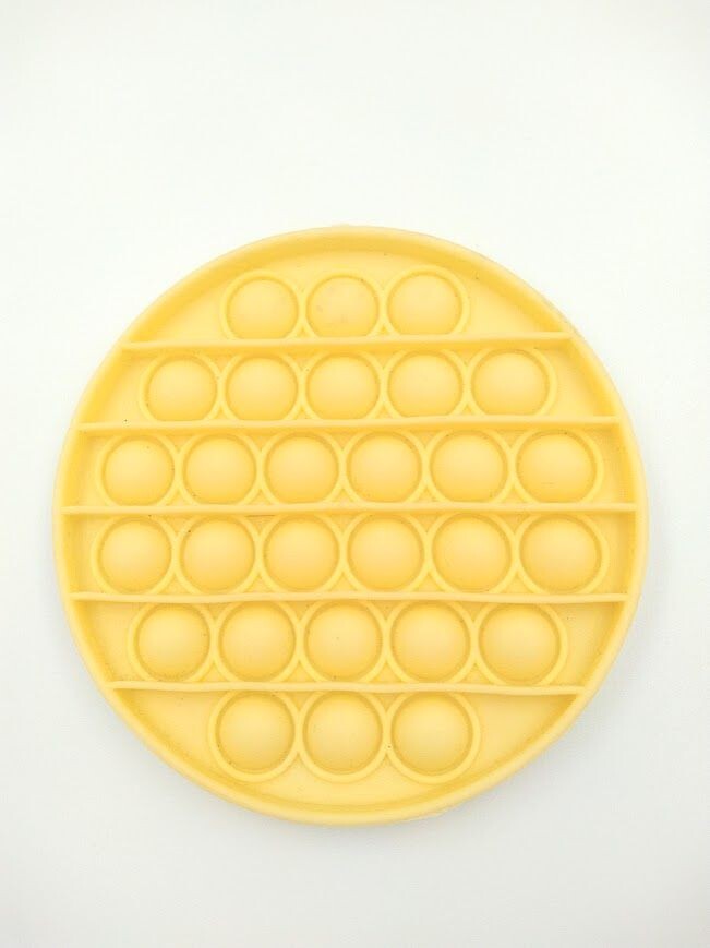 プッシュポップ Push Pop バブル感覚フィジェットイットトイ 黄 yellow色 中古品拍卖