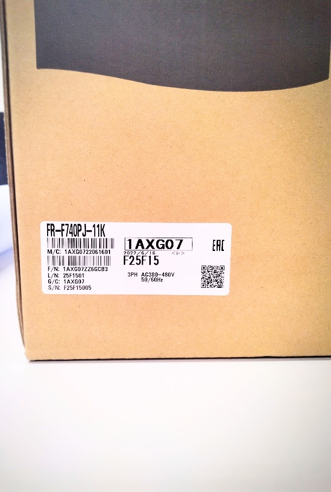 正規代理店購入 三菱電機 Mitsubishi Electric 簡単小形インバータ FR-F740PJ-11K拍卖