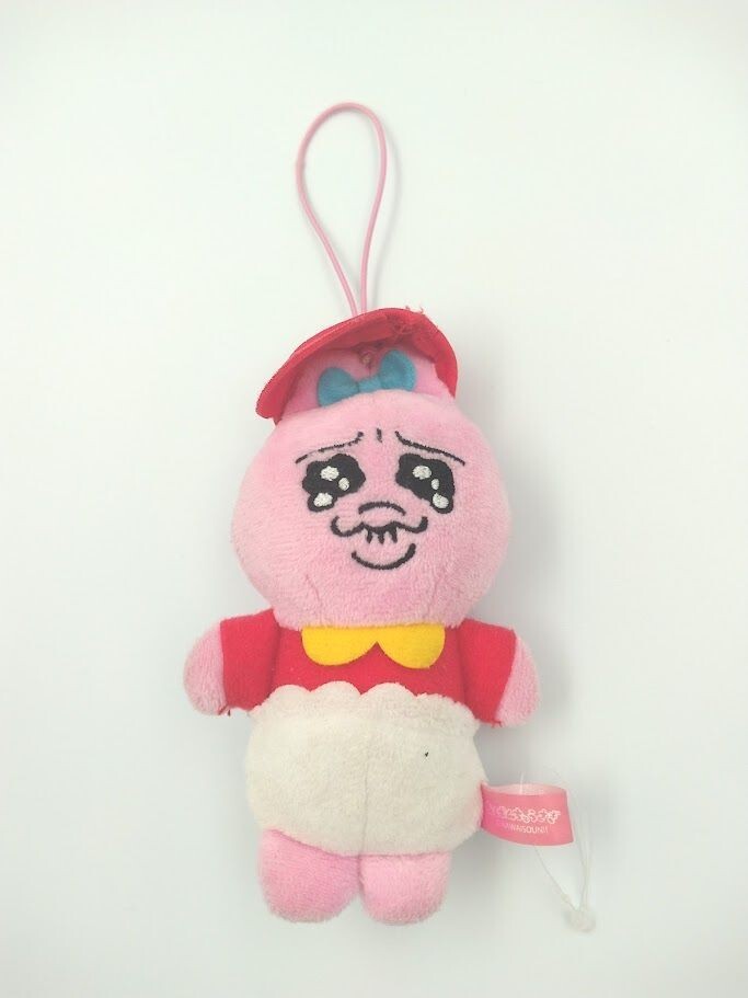 JAIA おぱんちゅうさぎ クリボッチバイトコスチューム マスコット vol.1 約13㎝ (レッド) 赤 中古品拍卖