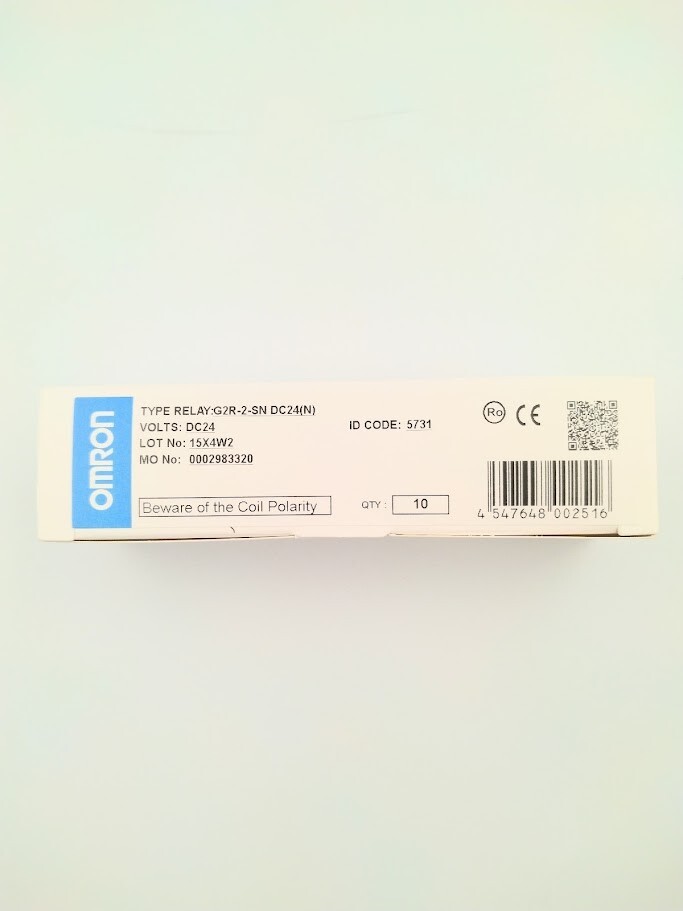 正規代理店購入 G2R-2-SN DC24V オムロン OMRON ミニパワーリレー10個拍卖