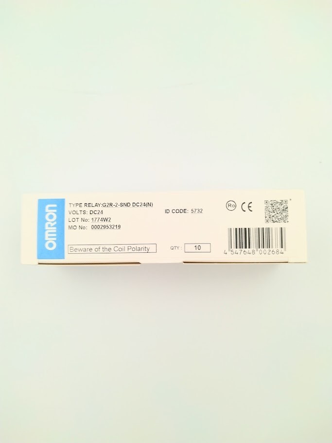 正規代理店購入 G2R-2-SND DC24V オムロン OMRON ミニパワーリレー10個拍卖