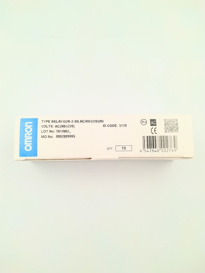 正規代理店購入 G2R-2-SN AC200V オムロン OMRON ミニパワーリレー10個拍卖