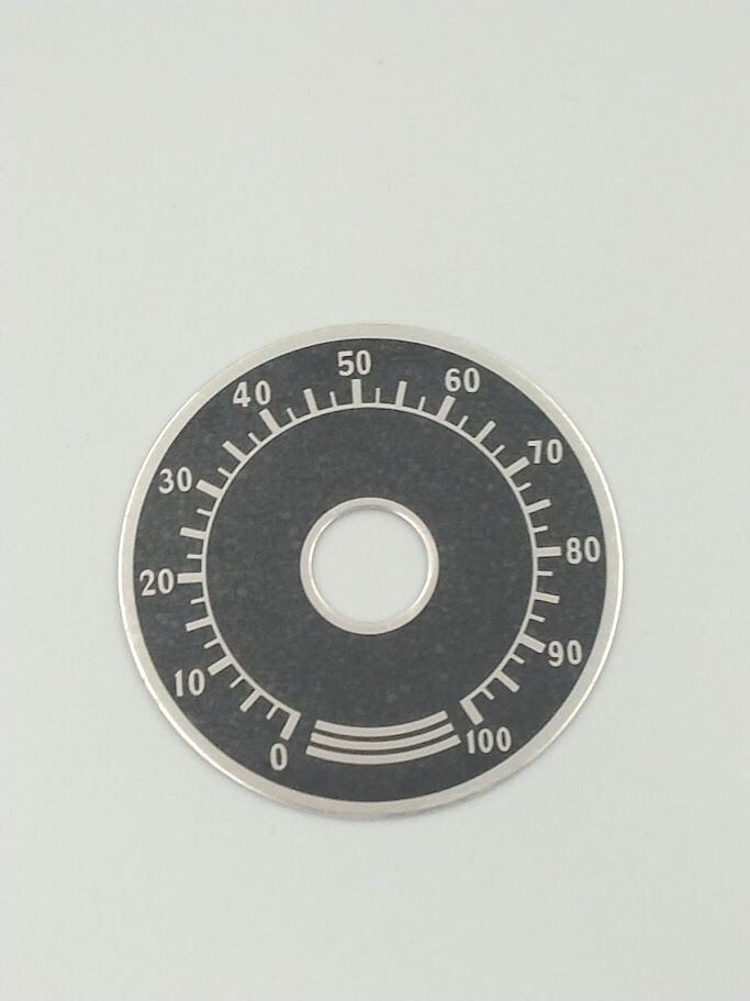 正規代理店購入 銘板 ボリューム銘板 38φ拍卖