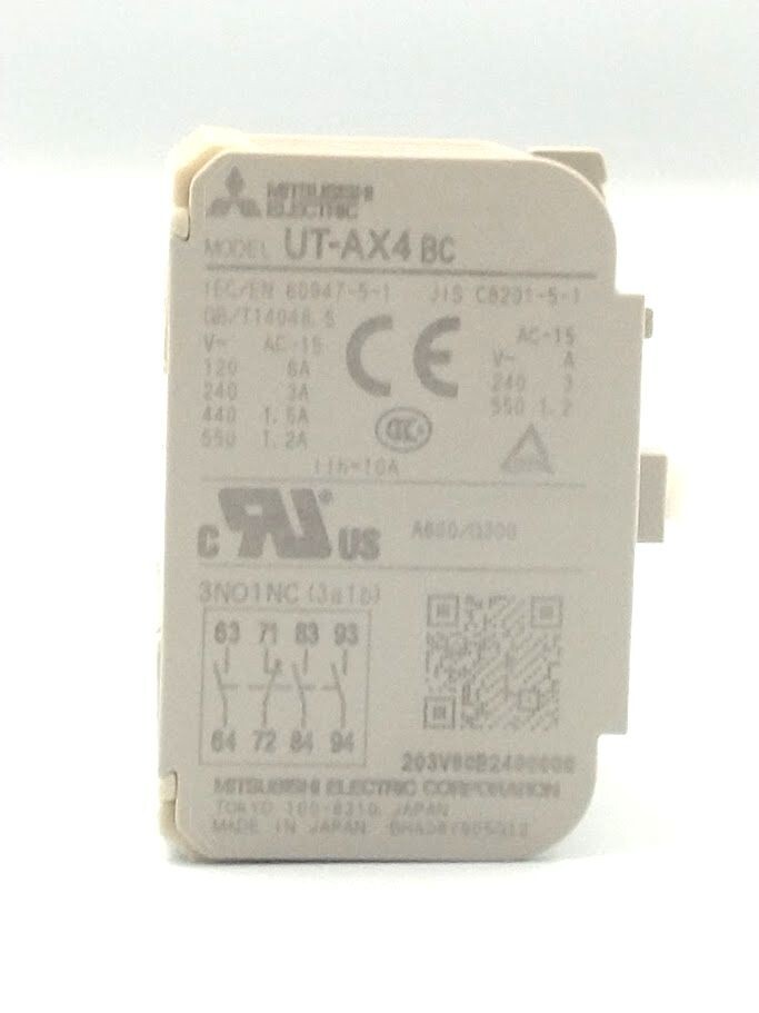 正規代理店購入 三菱電機 Mitsubishi Electric UT-AX4 BC 3A1B 補助接点ユニット 展示品拍卖
